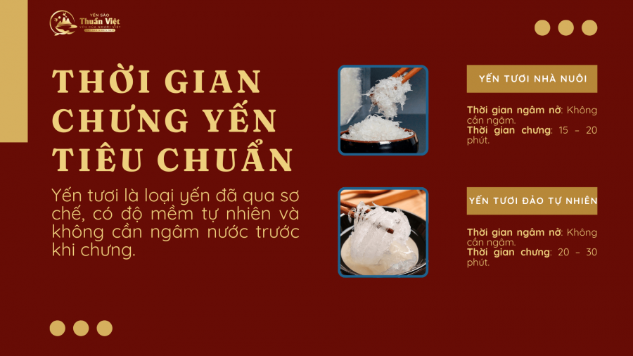 Chưng Yến Bao Nhiêu Phút? Hướng Dẫn Thời Gian Chuẩn Để Giữ Trọn Dưỡng Chất