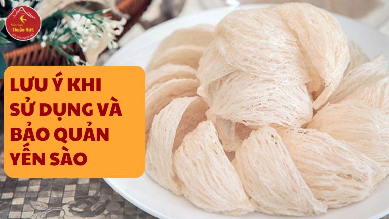 Cách bảo quản yến